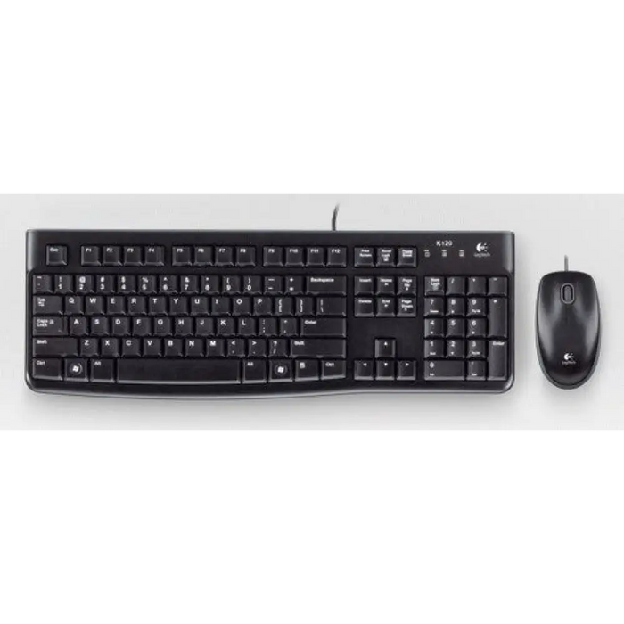 Клавиатура Logitech Desktop MK120 Черен френски AZERTY