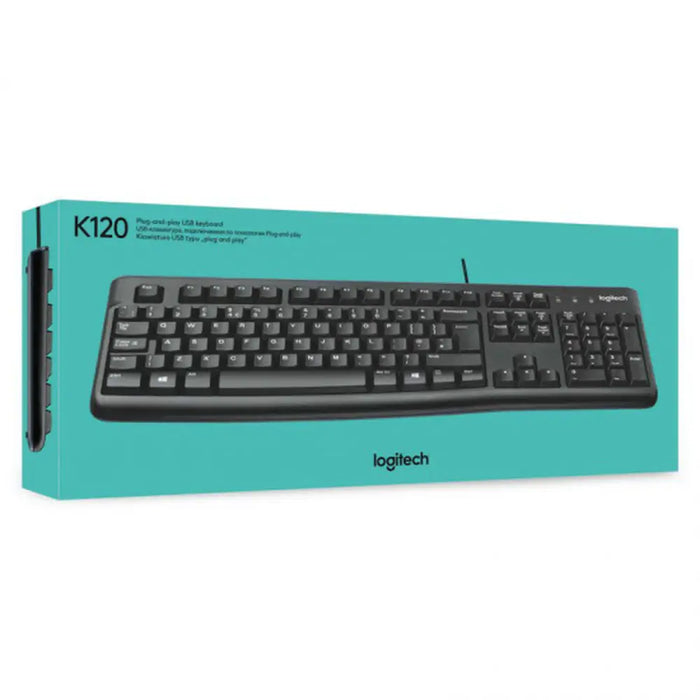 Клавиатура Logitech K120 Черен