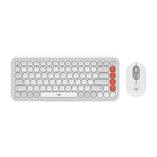 Клавиатура Logitech POP ICON + МИШКА OFF WHITE 920 013141