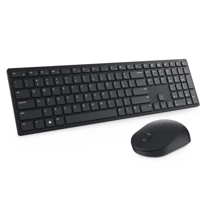 Клавиатура с мишка Dell KM5221WBKB SPN Черен Испанска Qwerty