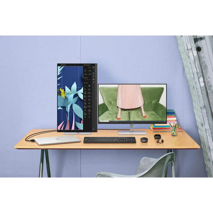 Клавиатура с мишка HP 18H24AA#ABE Черен Испанска Qwerty