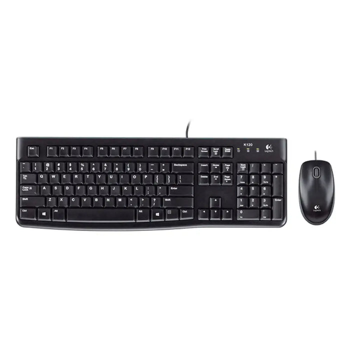Клавиатура с мишка Logitech 920-002543 Черен италиански