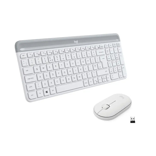 Клавиатура с мишка Logitech 920-009197 Бял италиански език