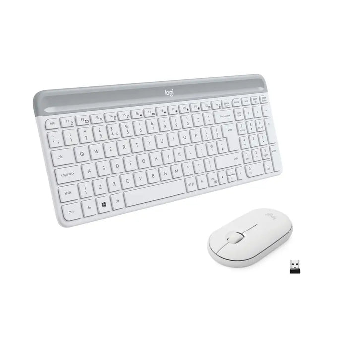 Клавиатура с мишка Logitech 920-009197 Бял италиански език