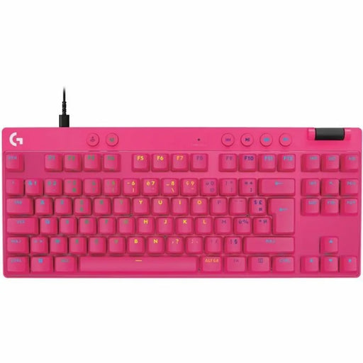 Клавиатура с мишка Logitech 920-013249 Розов Azerty френски