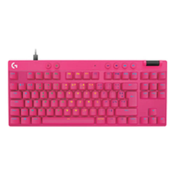 Клавиатура с мишка Logitech 920-013249 Розов Azerty френски