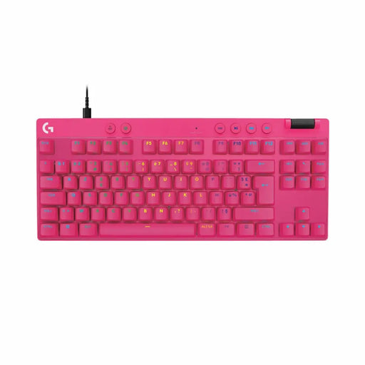 Клавиатура с мишка Logitech 920-013249 Розов Azerty френски