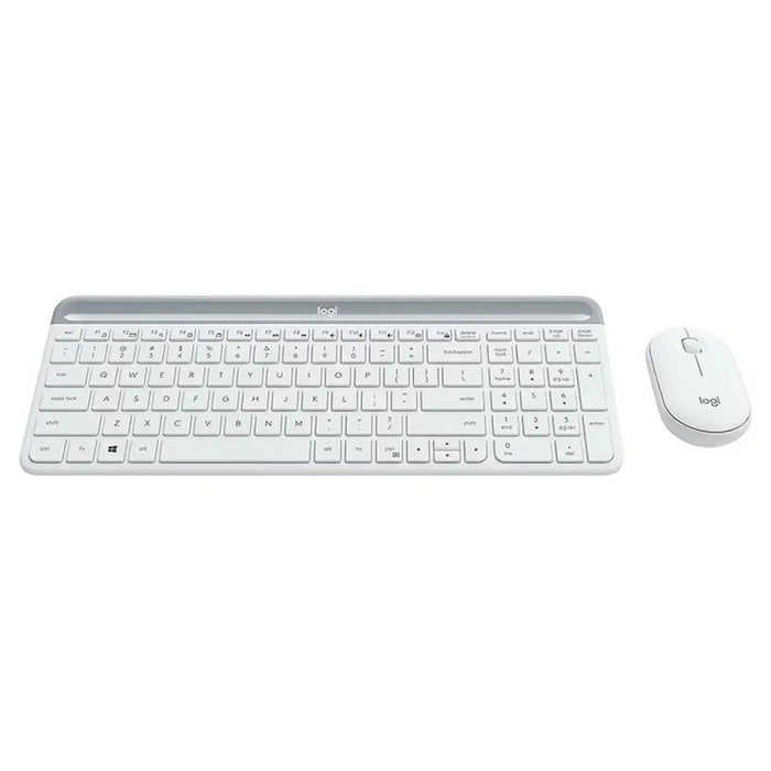 Клавиатура с мишка Logitech MK470 Бял френски AZERTY