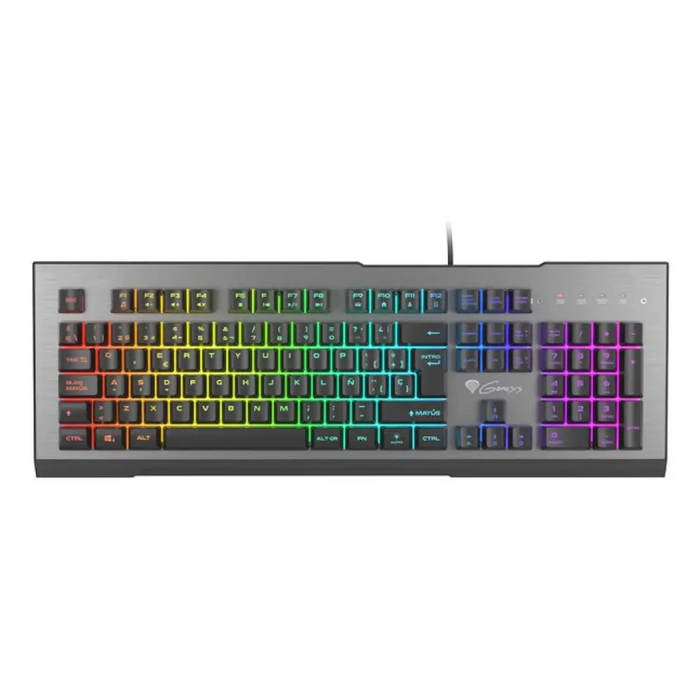 Клавиатура за игри Genesis NKG-1621 Черен Сребрист