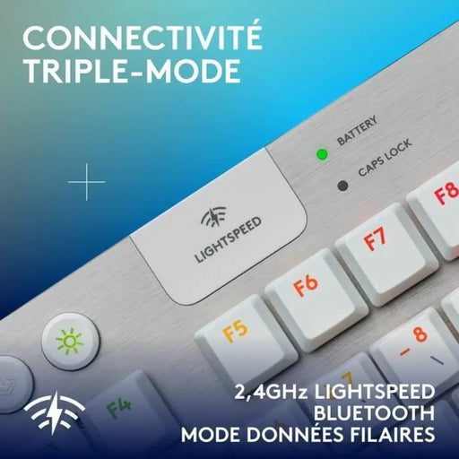 Клавиатура Logitech G915 X Бял френски AZERTY