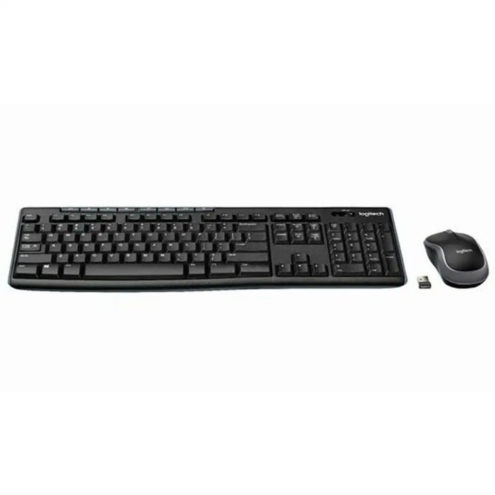 Kлаиатура с безжична мишка Logitech DESKTOP MK270 Черен