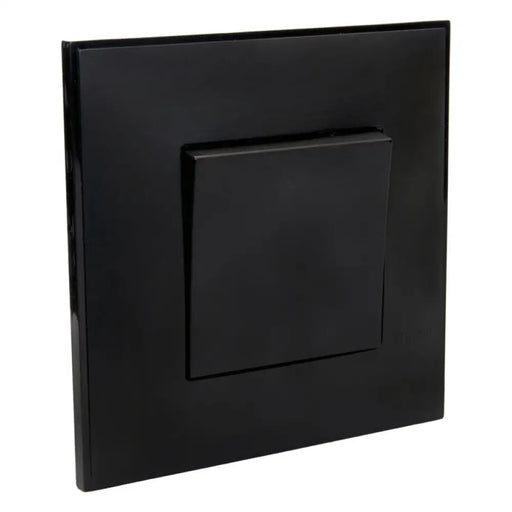 КЛЮЧ ЕДИНИЧЕН С РАМКА ЧЕРЕН BTICINO CLASSIA