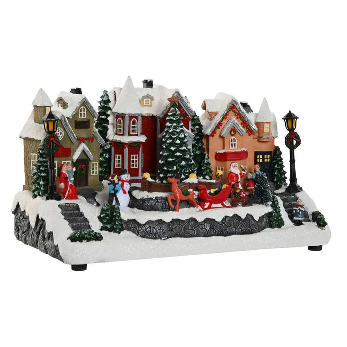 Коледна Украса Home ESPRIT Многоцветен Музикален 32 X 18,5