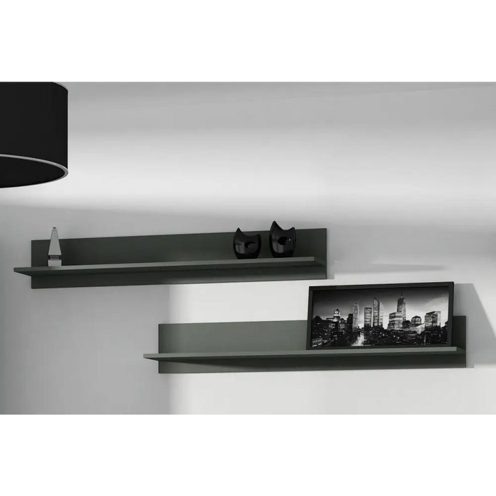 Комплект Cama от два рафта 125см SOHO черен мат