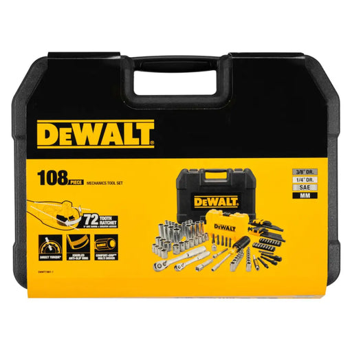 КОМПЛЕКТ ИНСТРУМЕНТИ 108 ЧАСТИ DEWALT DWMT73801-1