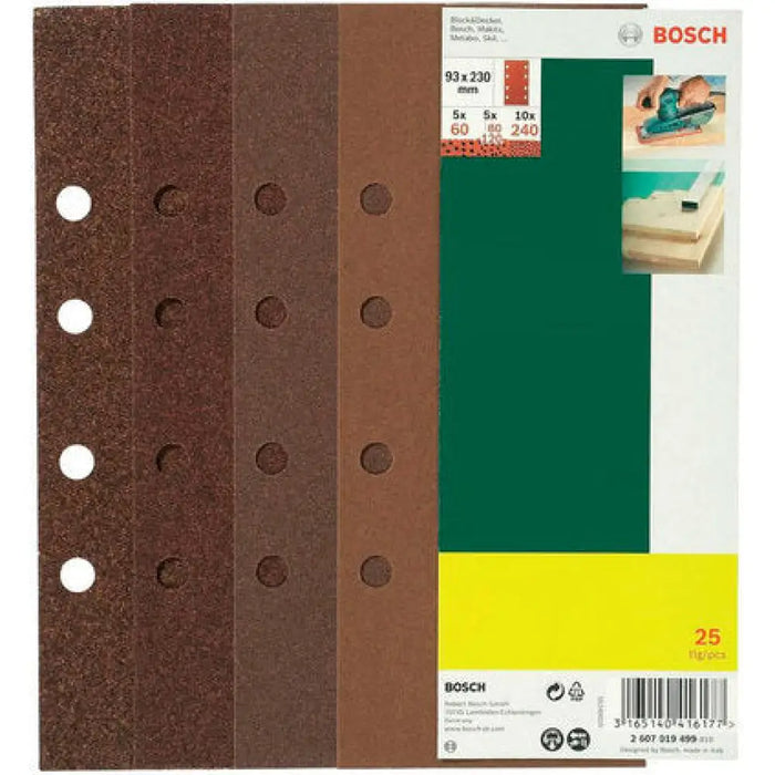 КОМПЛЕКТ ШКУРКИ 25 БР. BOSCH