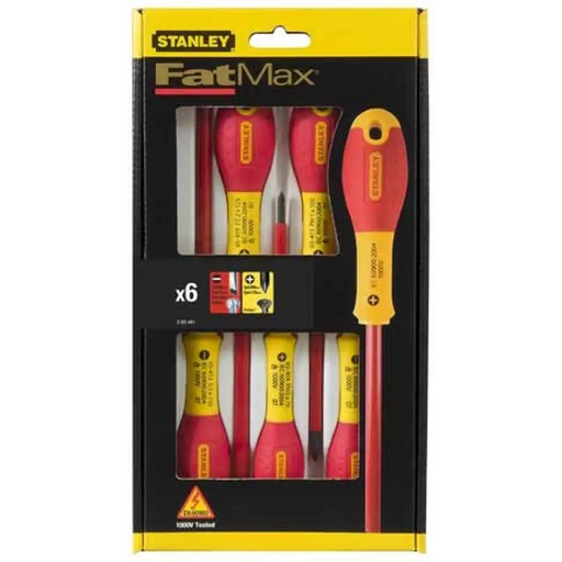 КОМПЛЕКТ ВИСОКОВОЛТОВИ STANLEY ОТВЕРТКИ 6 БР.