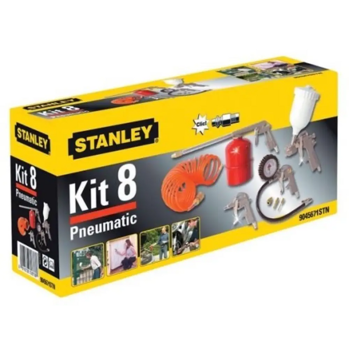 КОМПЛЕКТ ЗА КОМПРЕСОР 8 ЧАСТИ STANLEY