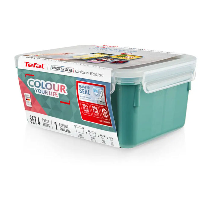 КОМПЛЕКТ КУТИИ ЗА ХРАНА 4 БРОЯ N1031010 TEFAL MASTERSEAL