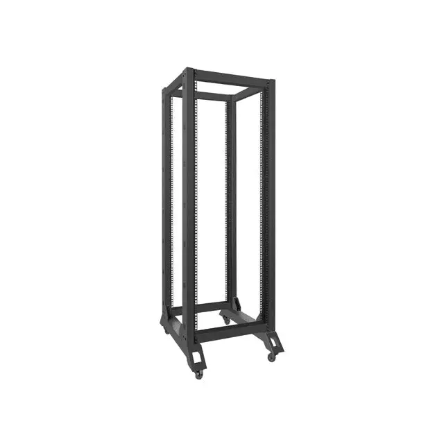 Комуникационен шкаф Lanberg open rack 32U 600x800 black