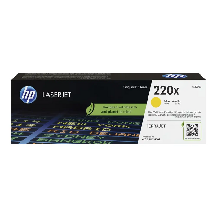 Консуматив HP 220X Yellow Original LaserJet Toner Cartridge