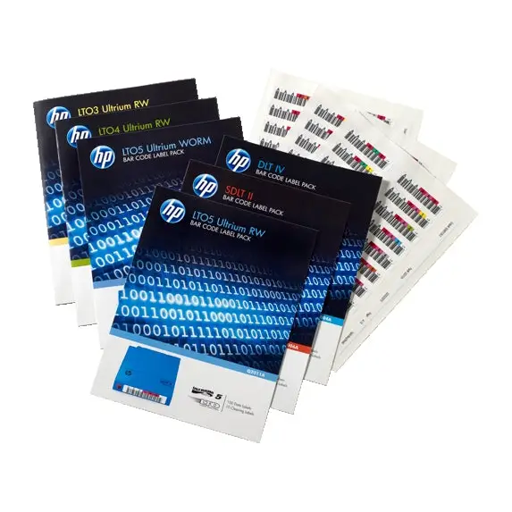 Консуматив HPE LTO - 7 Ultrium RW Bar Code Label Pack