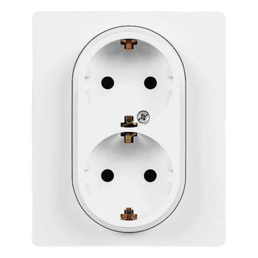 КОНТАКТ ДВОЕН БЯЛ LEGRAND NILOE