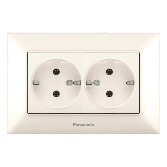 КОНТАКТ ДВОЕН КРЕМ PANASONIC Arkedia Slim