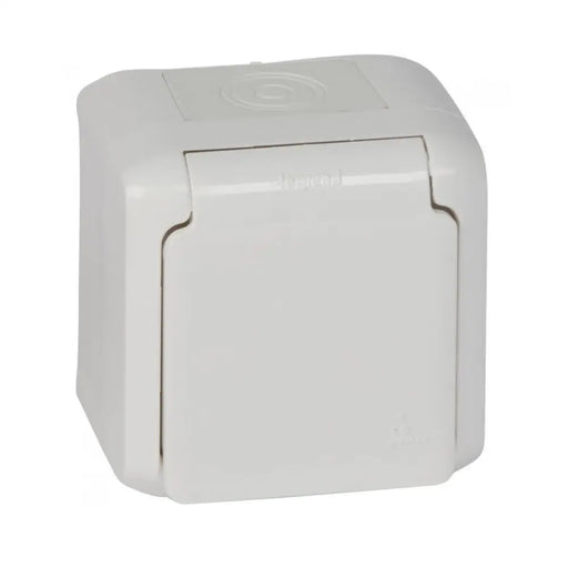 КОНТАКТ ШУКО 16А ЗА ОТКРИТ МОНТАЖ FORIX LEGRAND - БЯЛ