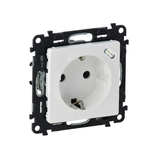 КОНТАКТ ШУКО + USB C LGR 753135 VALENA LIFE LEGRAND - БЯЛ