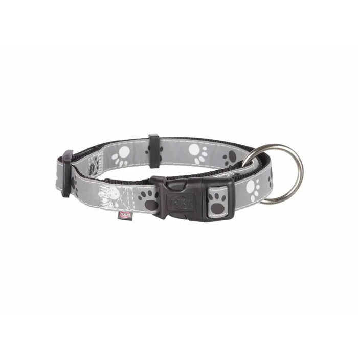 Кучешки Нашийник Trixie Silver Reflect Черен Сив L/XL 40-65