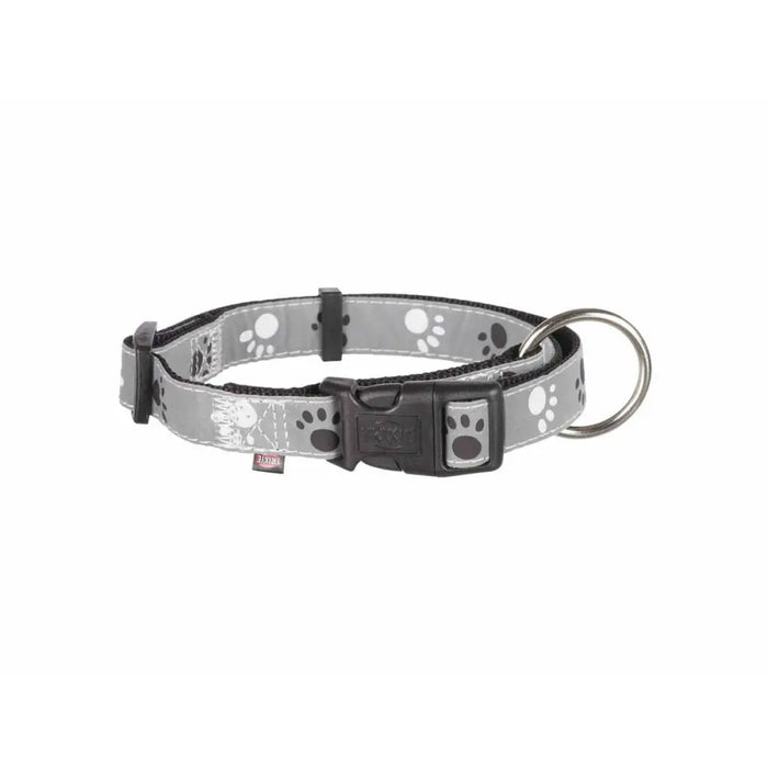 Кучешки Нашийник Trixie Silver Reflect Черен Сив S/M 30-45