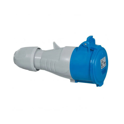 КУПЛУНГ IP44 3P + N + E 32A 220/250V LEGRAND - СИВ/СИН