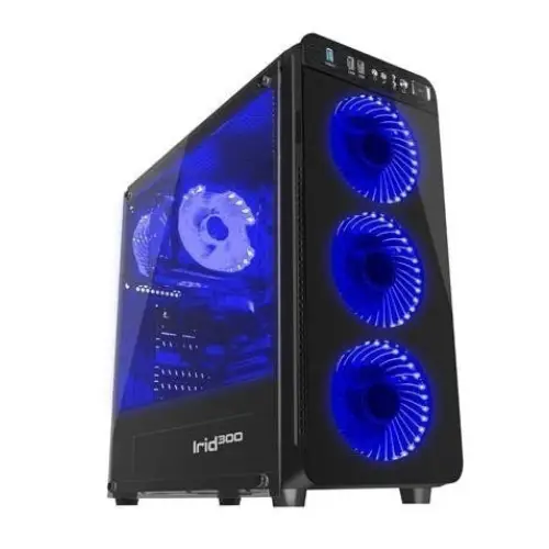 Кутия за компютър Genesis Case Irid 300 Blue
