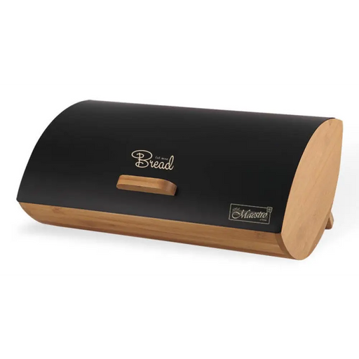 Кутия за хляб Maestro MR-1775-BLACK Друга Черна Дърво