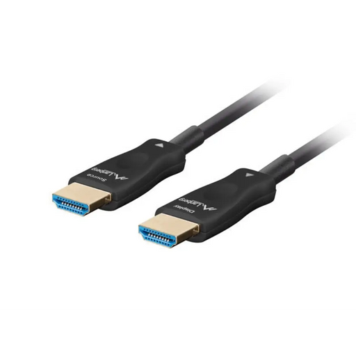 Lanberg HDMI M/M v2.1 кабел 10m оптичен черен aoc