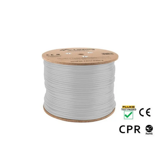 Lanberg LAN кабел CAT.6a uftp 305m плътен cu lszh сив cpr