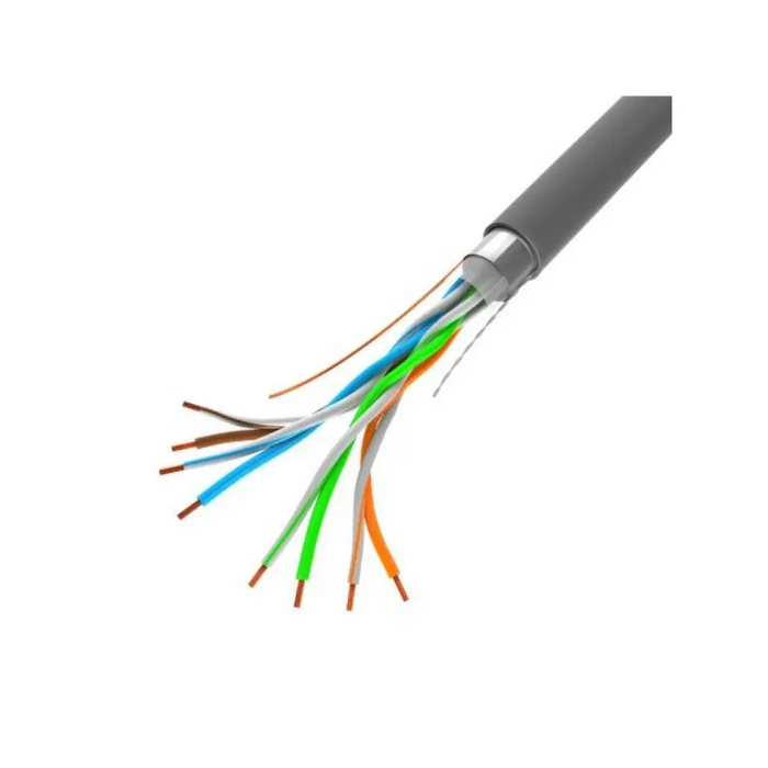 Lanberg LAN кабел ftp 100m плътен cca сив