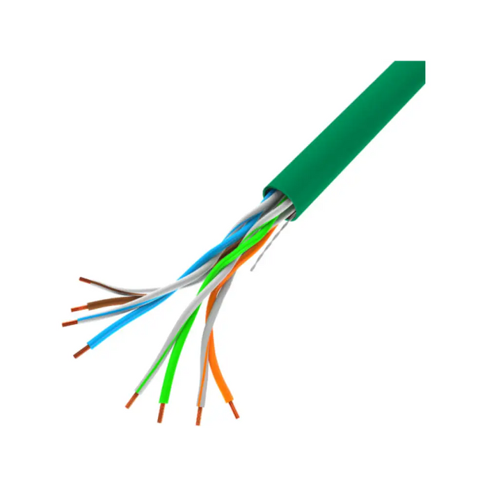 LANBERG LAN UTP КАБЕЛ 100MB/S 305M WIRE CCA ЗЕЛЕН