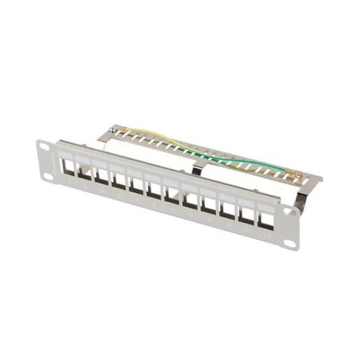 Lanberg patch panel blank 12 port 1U 10’’ ftp for keystone