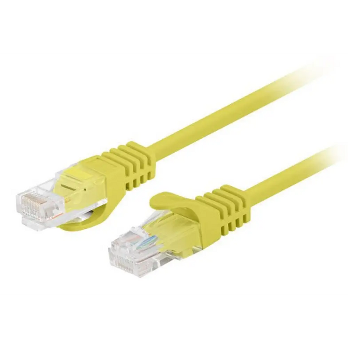 Lanberg PCU6-20CC-0300-Y мрежов кабел Жълт 3 m Cat6 U/UTP