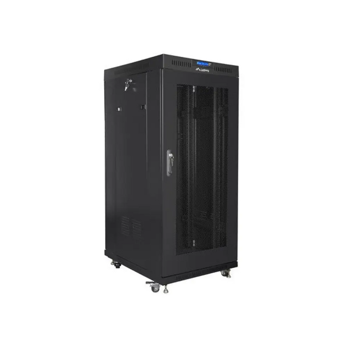 Lanberg стелаж шкаф 19’’ свободно стоящ 22U/800x800 (плосък