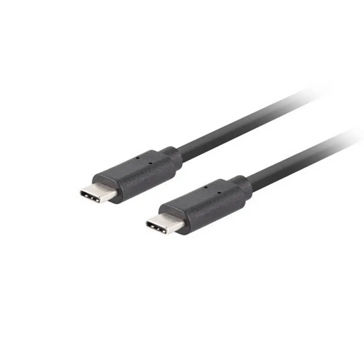 Lanberg USB-C M/M 3.1 gen 2 кабел 1m 10GB/s pd100w черен