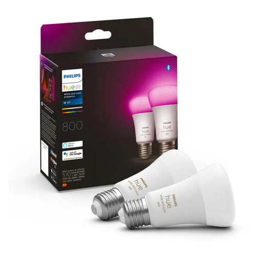 LED КРУШКА E27 6.5W 2 БРОЯ PHILIPS HUE
