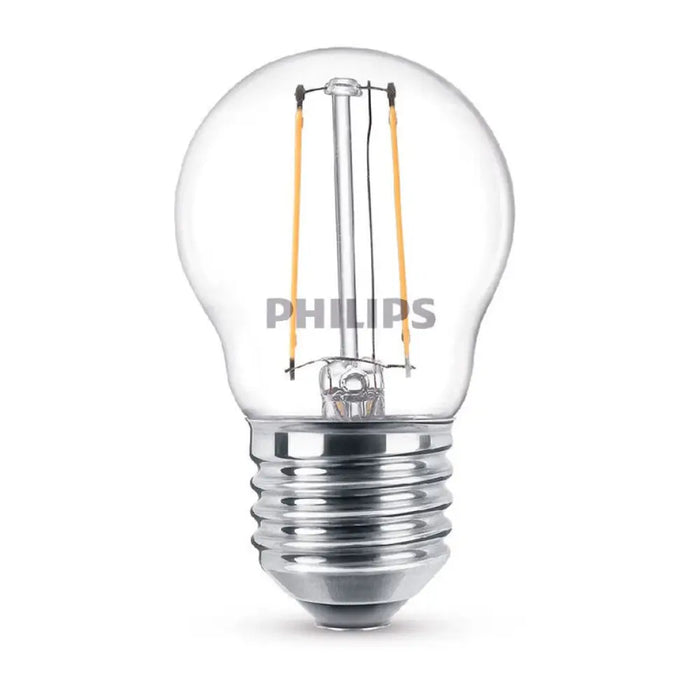 LED КРУШКА FILAMENT E27 2W 2700K 250LM P45 PHILIPS