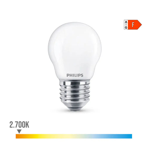 LED крушка Philips F 40 W 4,3 W E27 470 lm 4,5 x 8,2 cm