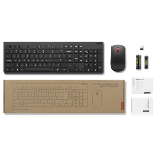 Lenovo Essential Wireless Keyboard and Mouse Combo Gen2