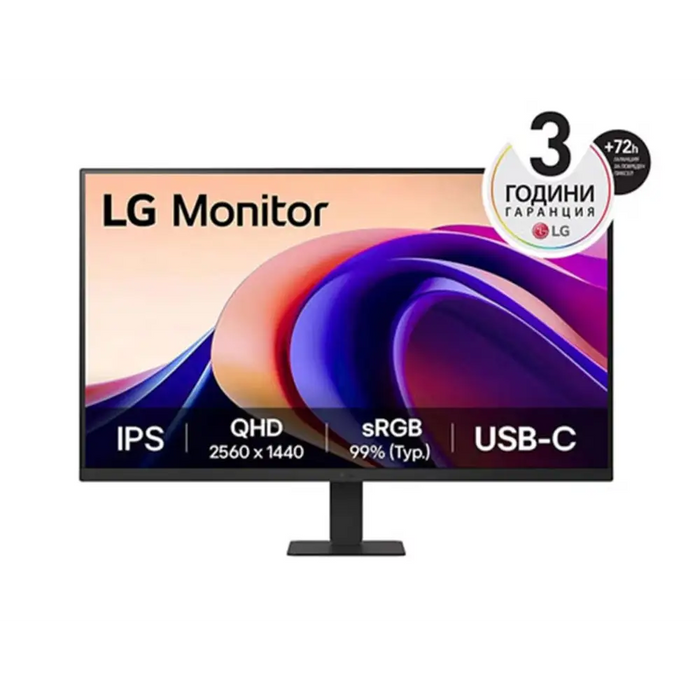 LG 27U631A-B 27’’ QHD LED AG IPS 100Hz 5ms 250 cd/m2 1000:1
