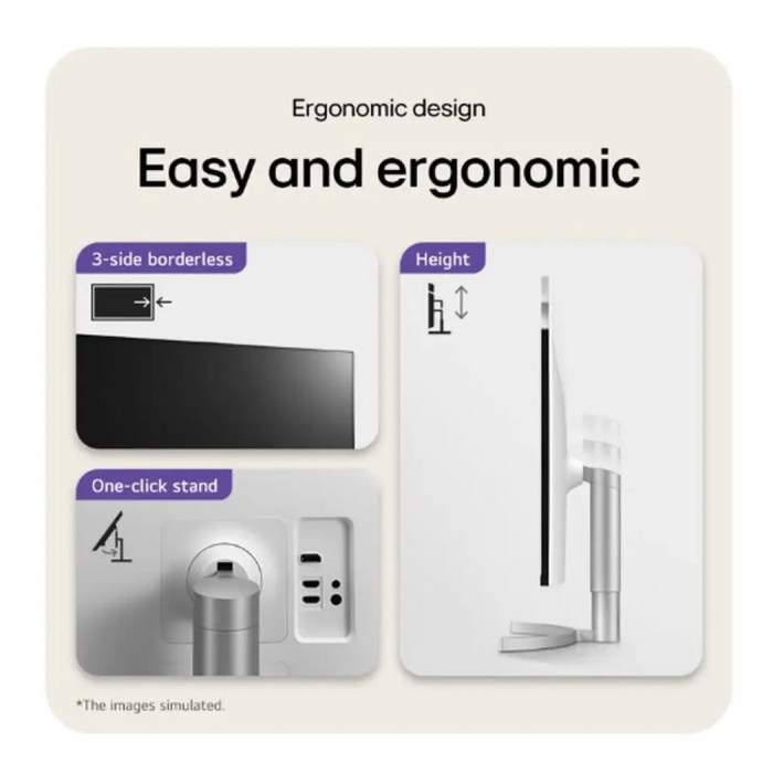 LG 32UN650K-W 31.5’’ UltraFine UHD LED AG IPS DCI-P3 95%