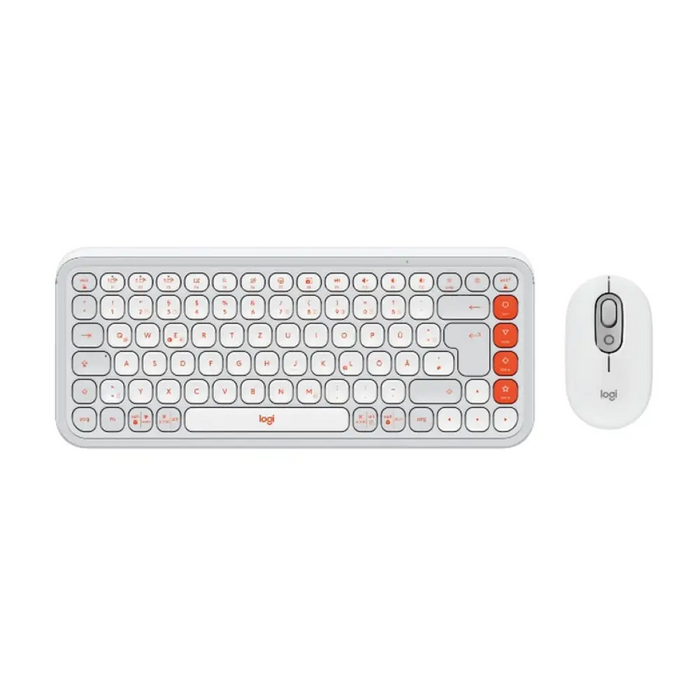 Logitech Pop Icon Combo - Бял - US INT’L - BT - N/A